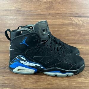 Jordan MVP ‘Black Royal’ Suede Sneakers Size 4Y Shoes